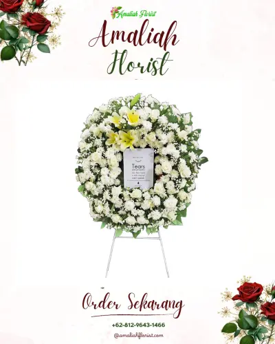 Krans Bunga Duka Cita di Kalierang